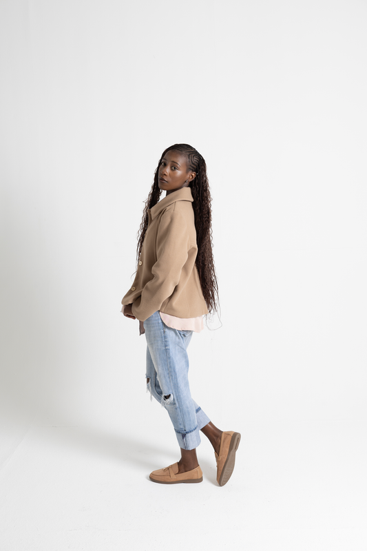 Melton Cropped Jacket