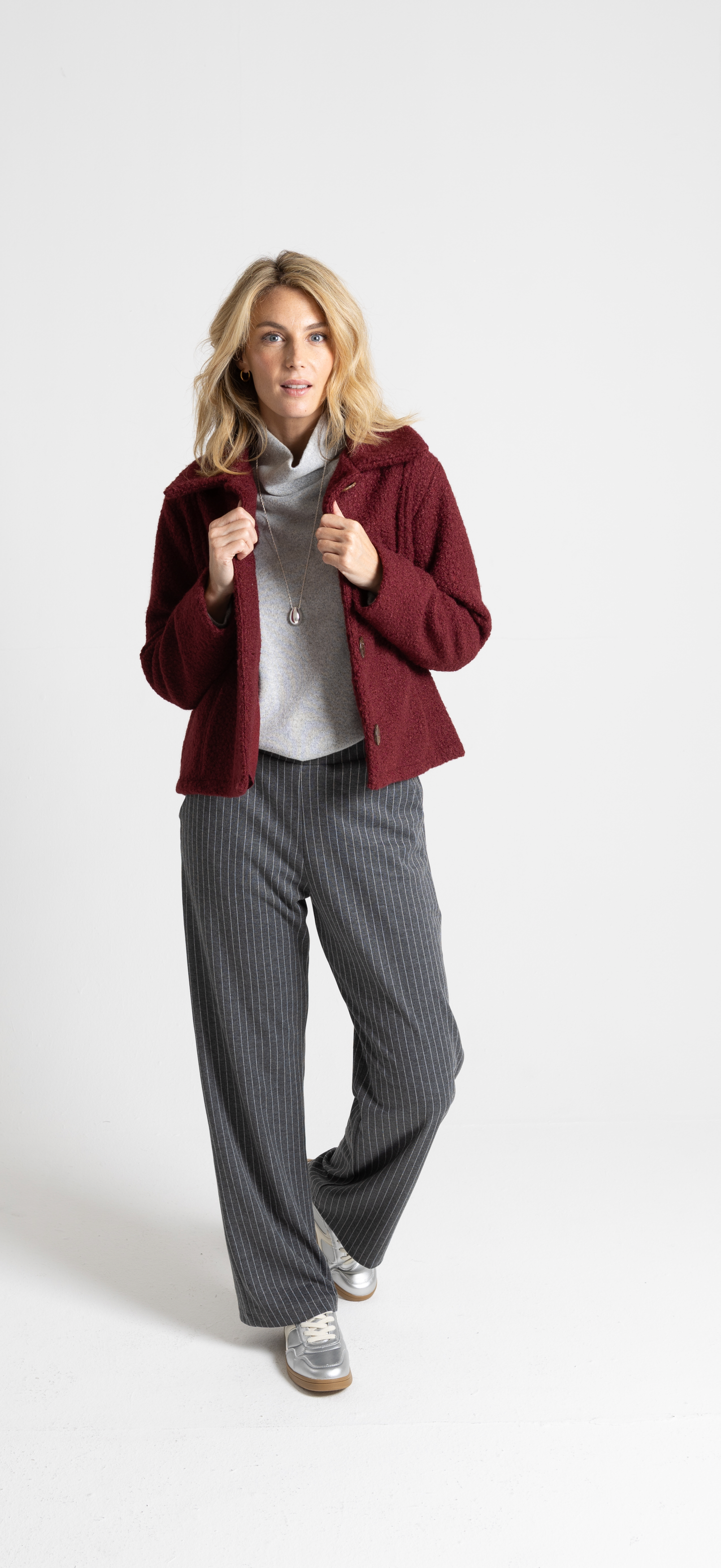 Pinstripe Trousers