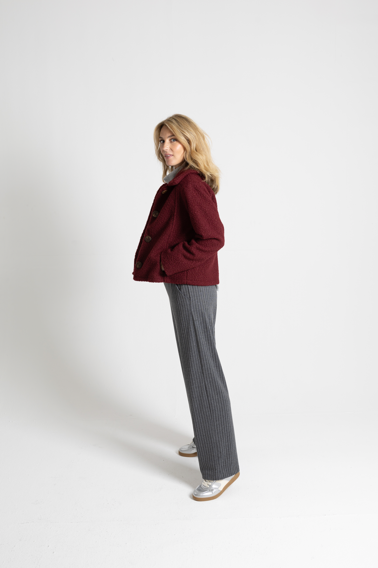 Pinstripe Trousers