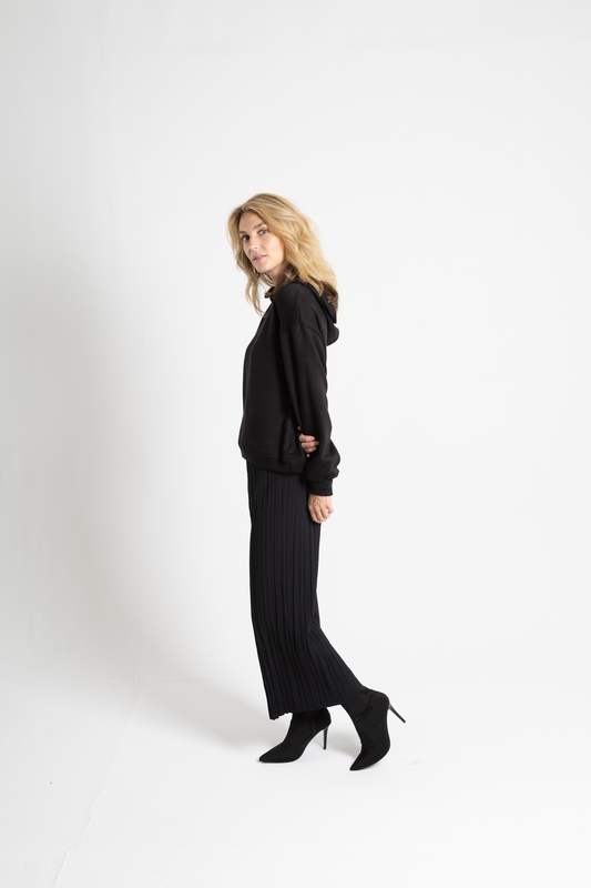 Faux Cashmere Hoodie