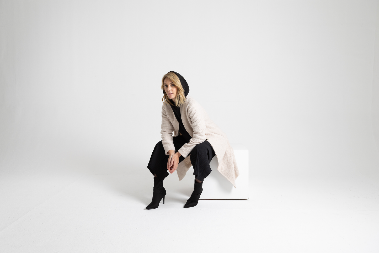 Faux Cashmere Hoodie