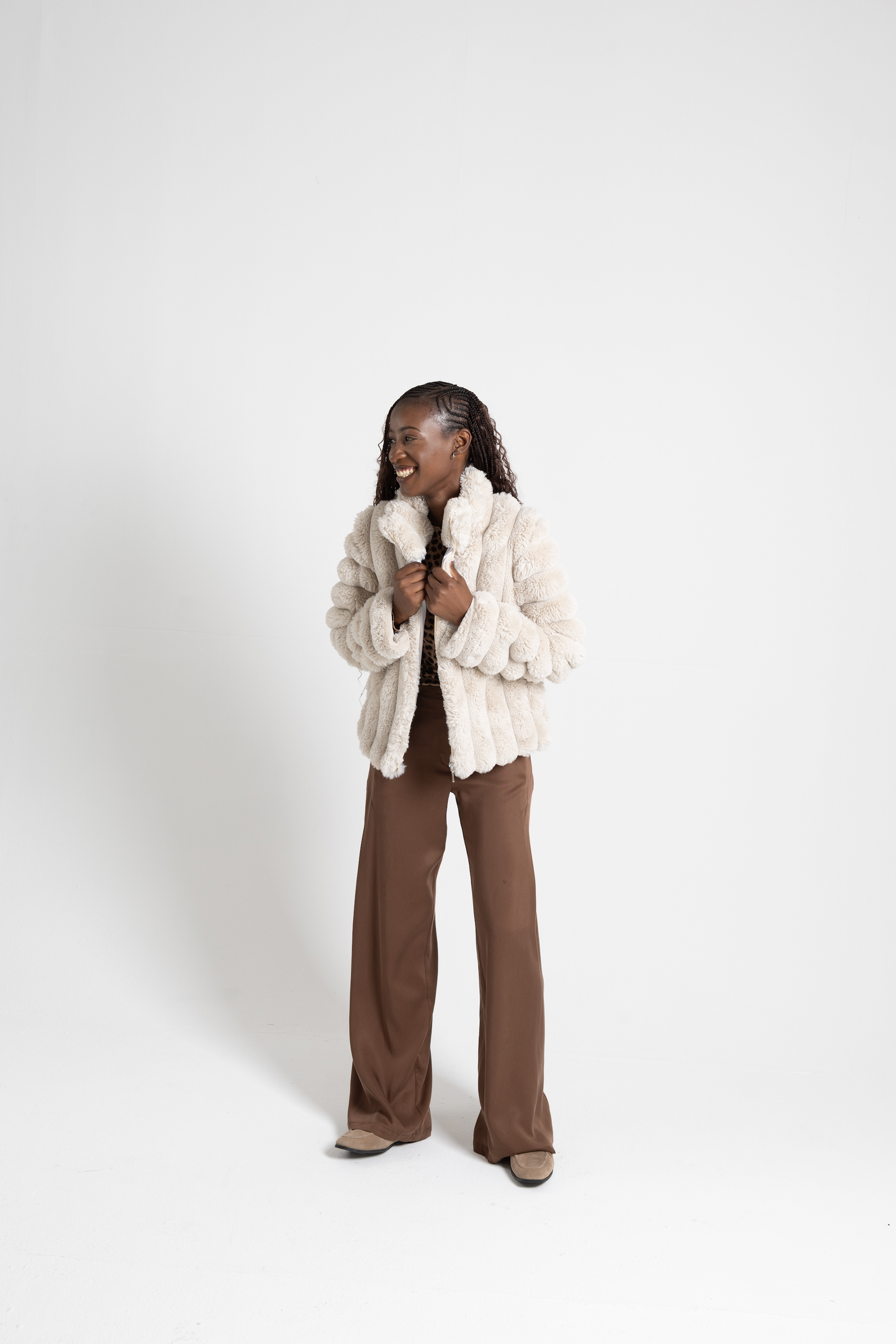 Faux Fur Bomber