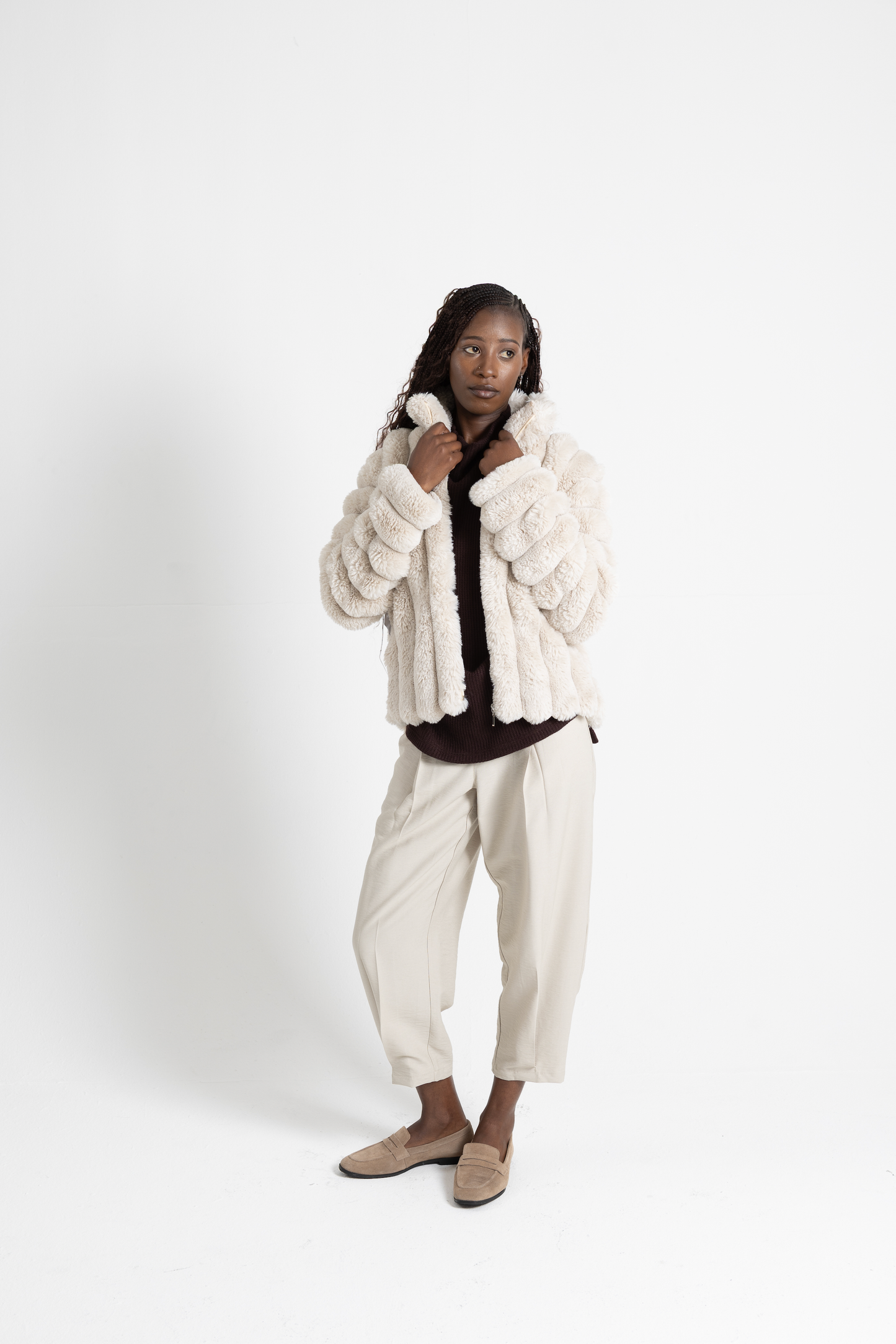 Faux Fur Bomber
