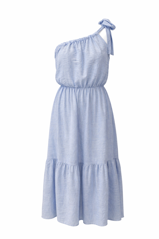 The One-Shoulder Greek Dress