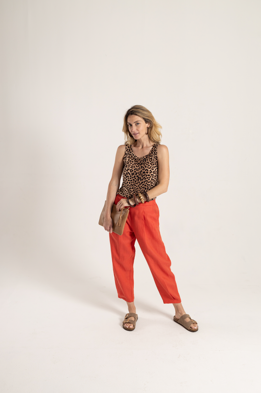 Leopard Print Vest