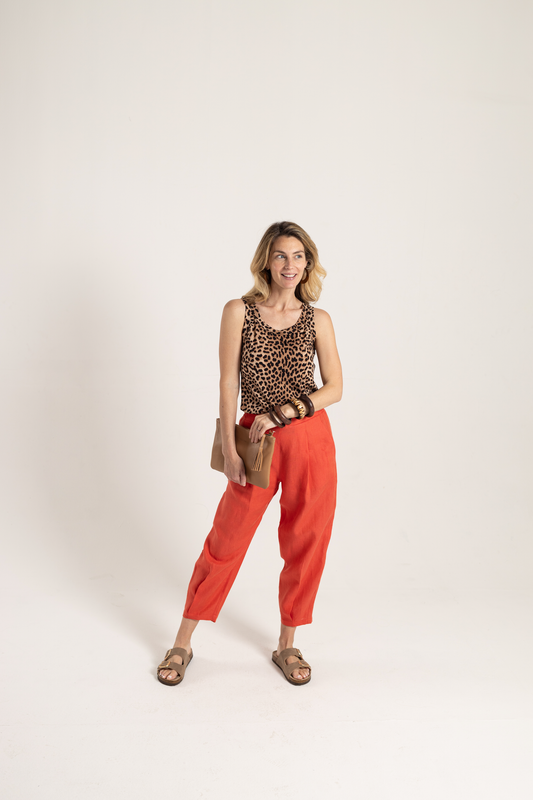 Leopard Print Vest