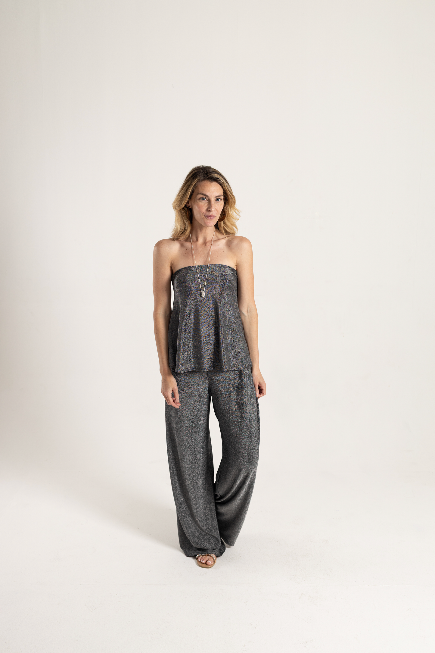 Slinky Silver Pants