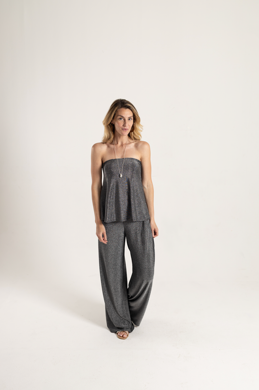 Slinky Silver Pants