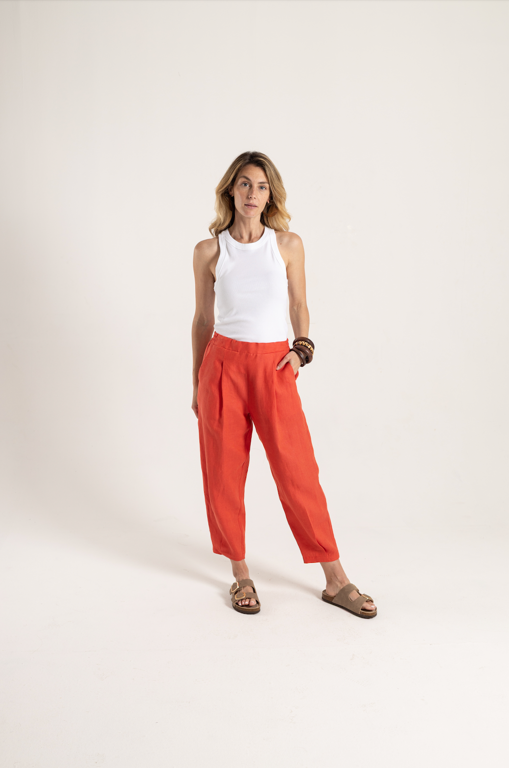 Barrel Leg Pants
