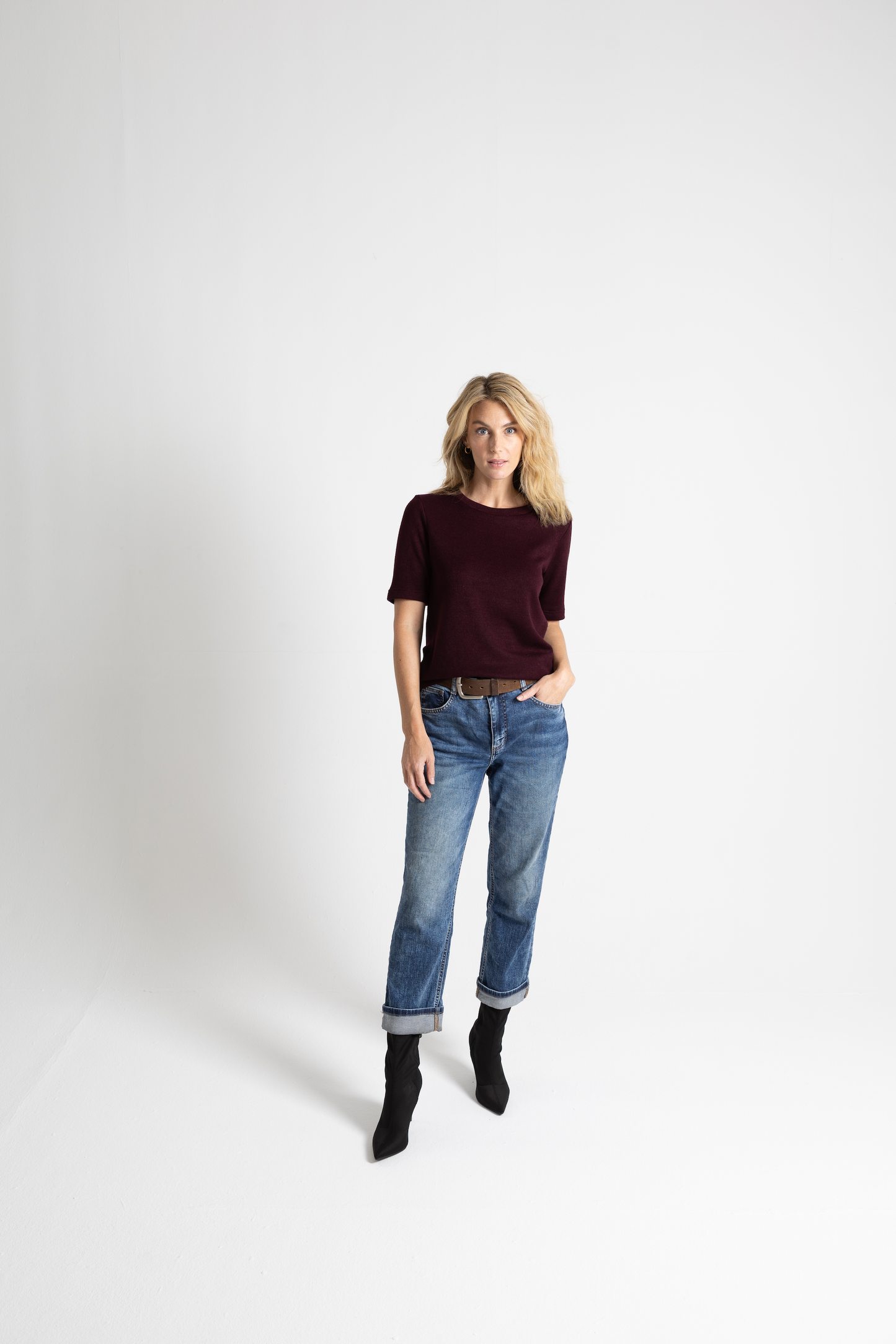 Short Sleeve Knit Top